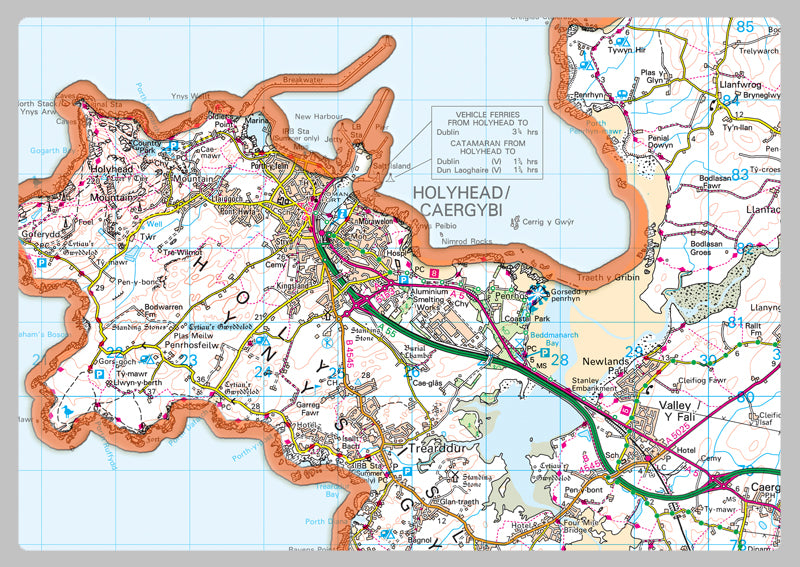 Isle Of Anglesey County Map