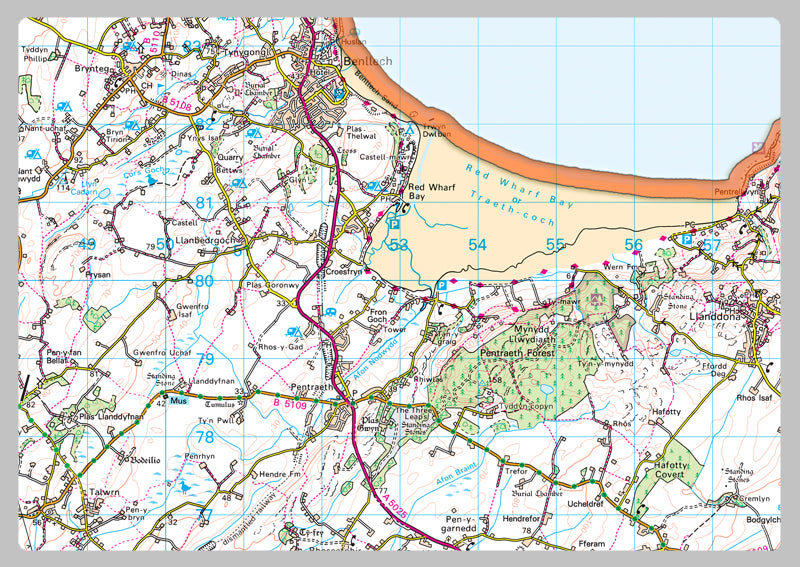 Isle Of Anglesey County Map