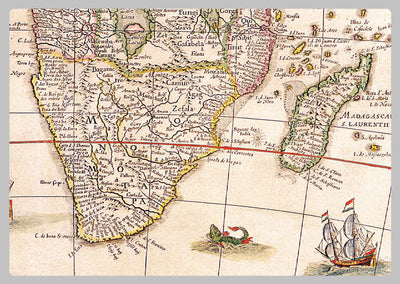 1644 - Map of Africa by Willem Blaeu– I Love Maps