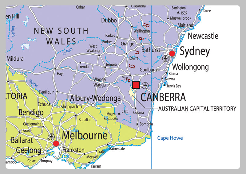 Australia Political Map