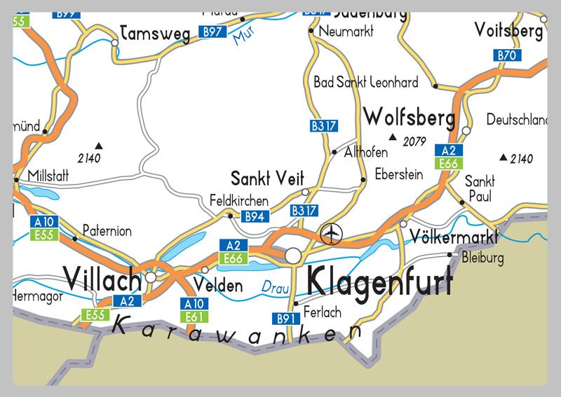 Austria Road Map