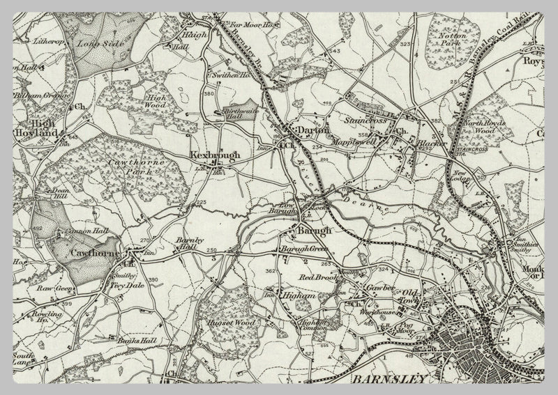 1890 Collection - Barnsley (Wakefield) Ordnance Survey Map– I Love Maps