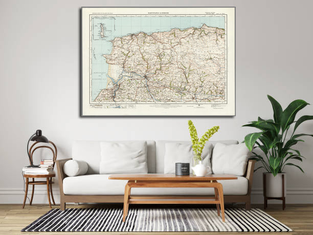 1920 Collection - Barnstaple & Exmoor Ordnance Survey Map