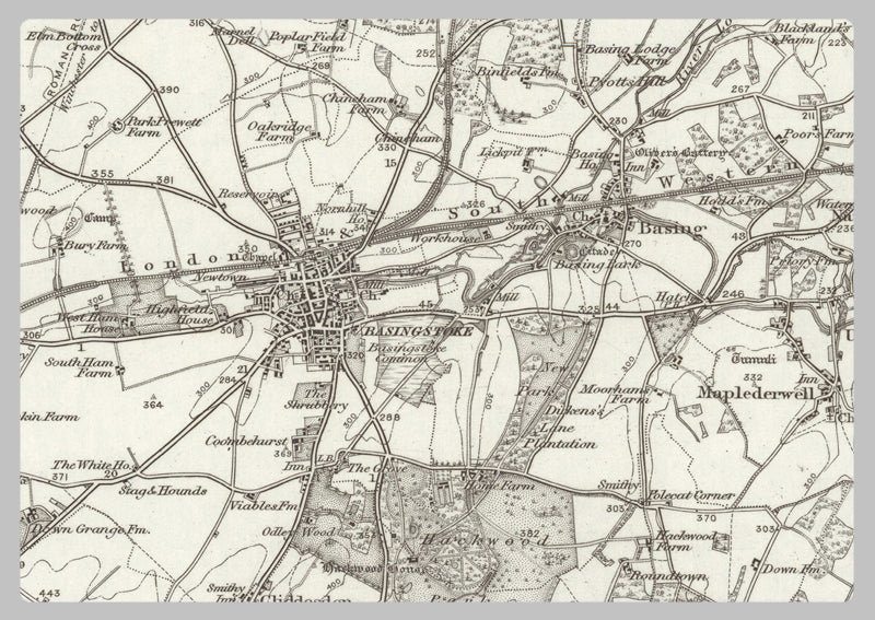 1890 Collection - Basingstoke Ordnance Survey Map– I Love Maps