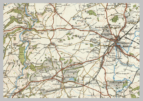 1920 Collection - Bath & Bristol Ordnance Survey Map 