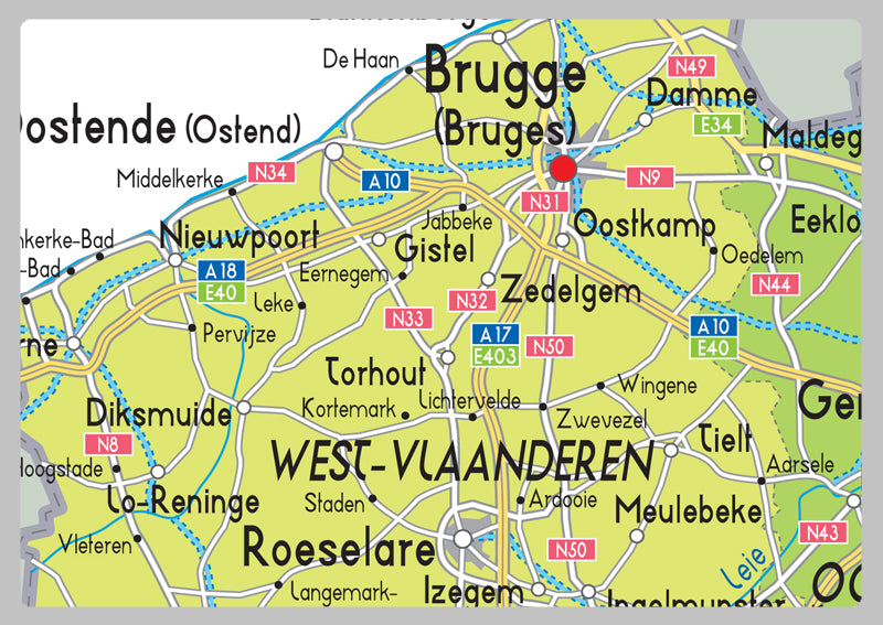 Belgium Political Map