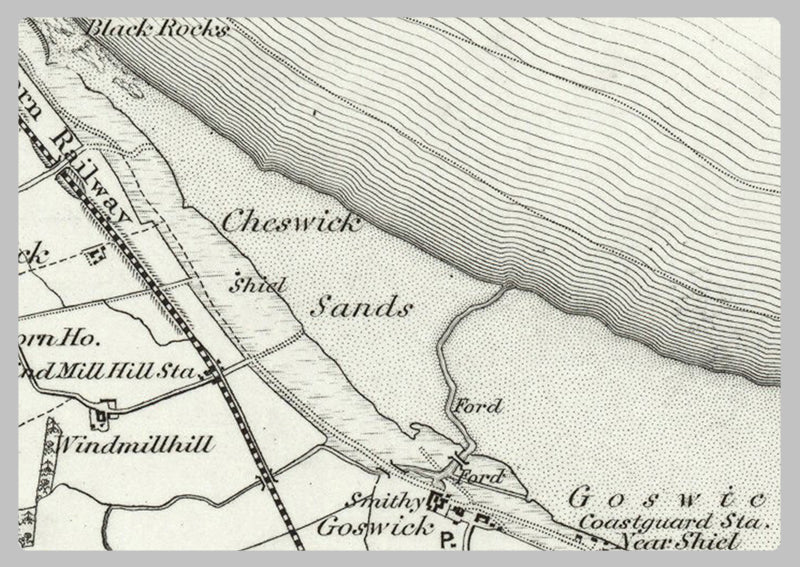 1890 Collection - Berwick upon Tweed Ordnance Survey Map