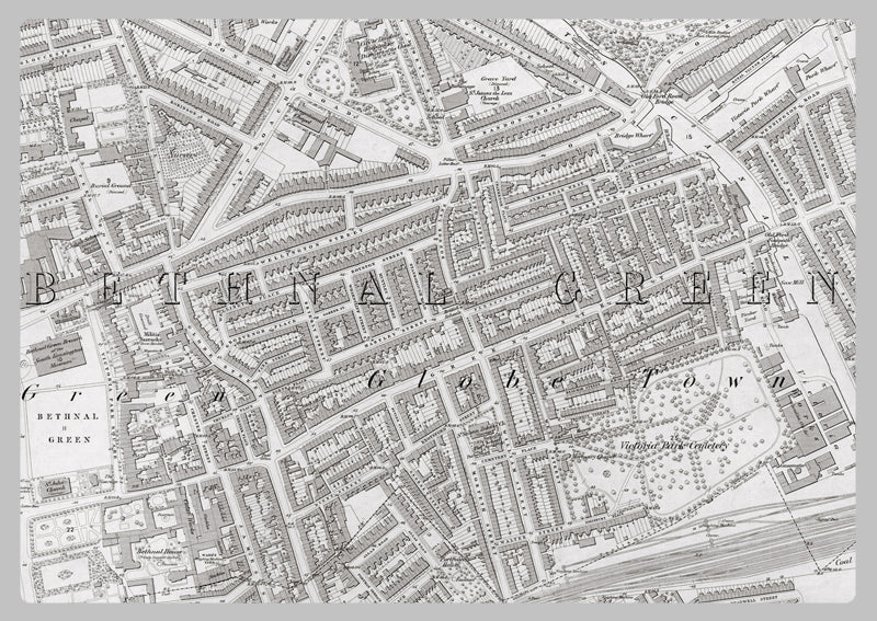 London 1872 Ordnance Survey Map - Sheet XXVIII - Bethnal Green– I Love Maps