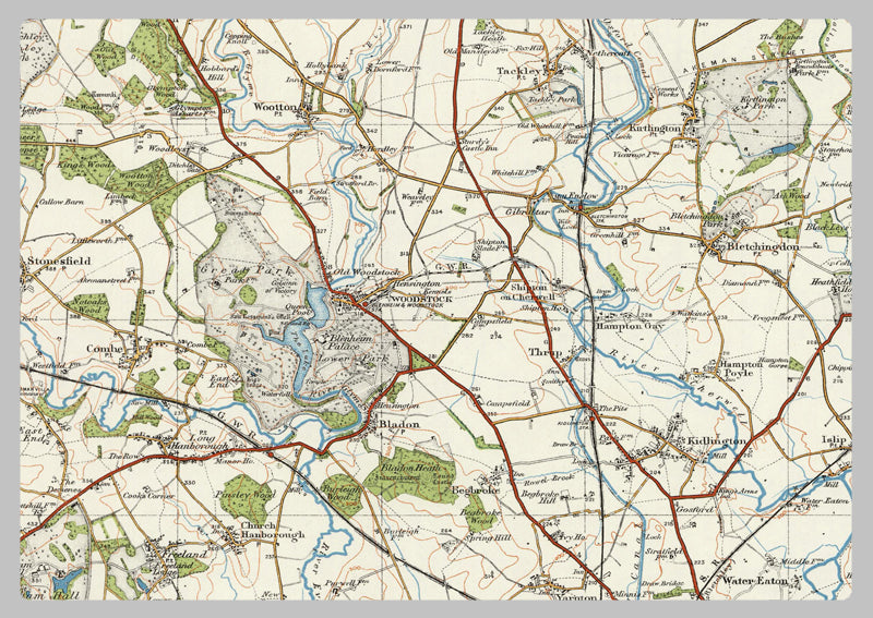 1920 Collection - Bicester Ordnance Survey Map