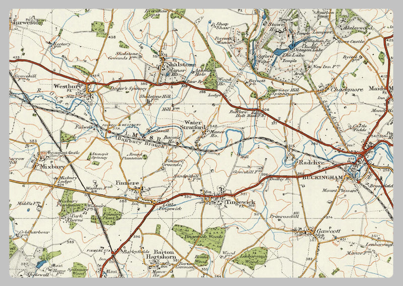 1920 Collection - Bicester Ordnance Survey Map