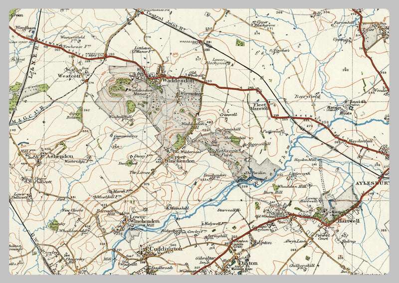 1920 Collection - Bicester Ordnance Survey Map