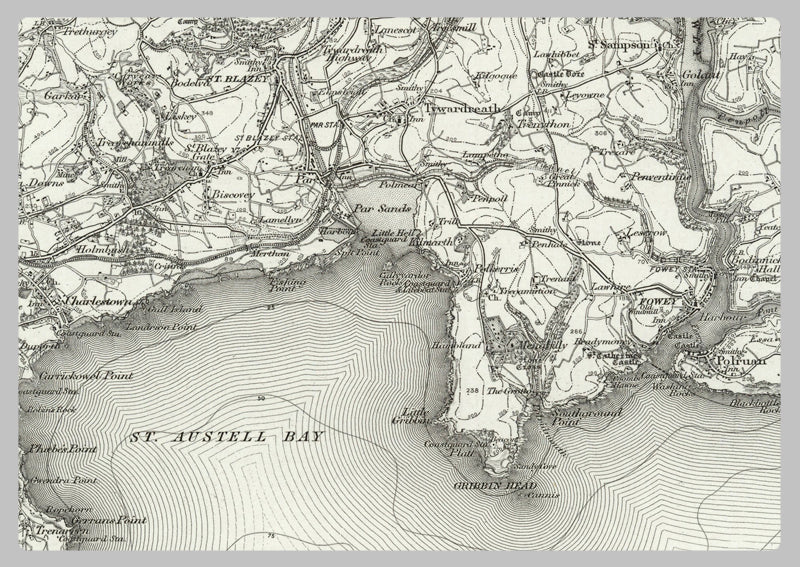 1890 Collection - Bodmin (Camelford) Ordnance Survey Map