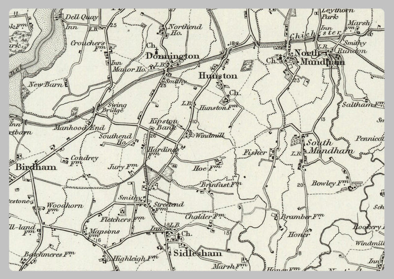 1890 Collection - Bognor (Chichester) Ordnance Survey Map