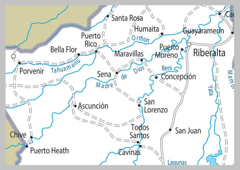 Bolivia Road Map