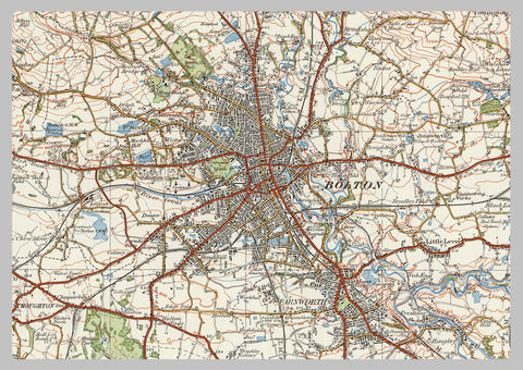 1920 Collection - Bolton & Manchester Ordnance Survey Map | I Love Maps