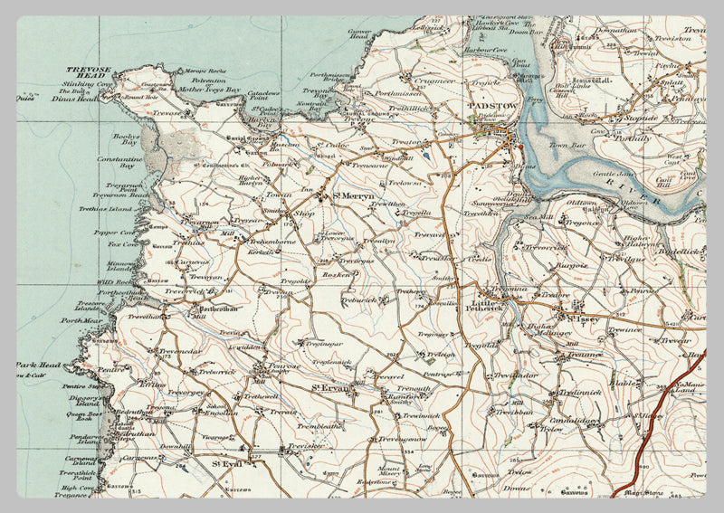 1920 Collection - Boscastle & Padstow Ordnance Survey Map | I Love Maps