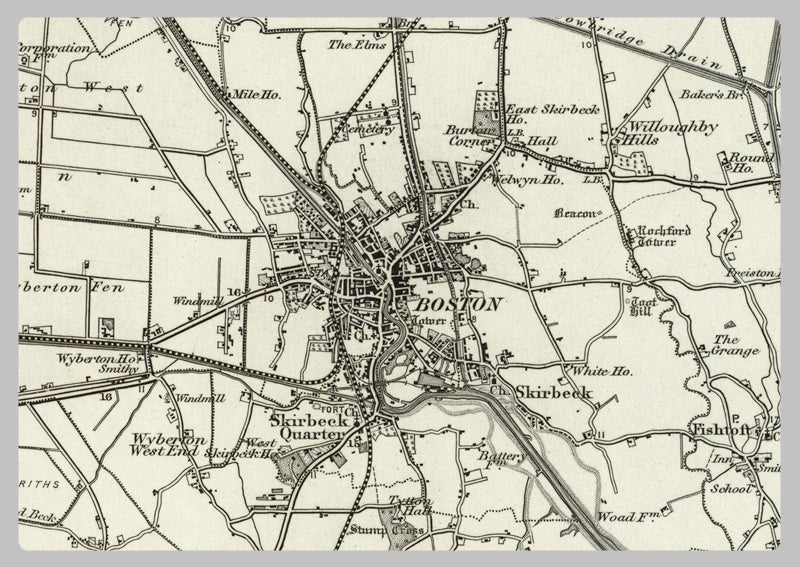 1890 Collection - Boston (Horncastle) Ordnance Survey Map– I Love Maps