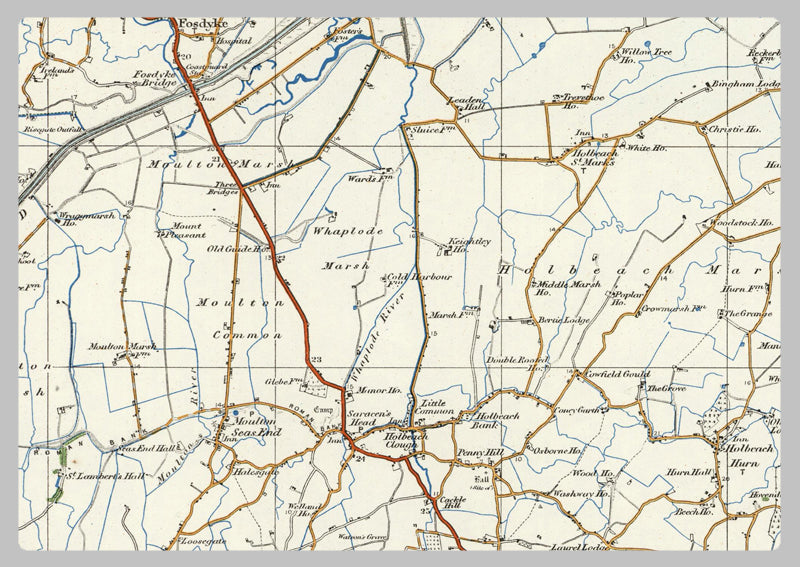 1920 Collection - Boston Ordnance Survey Map