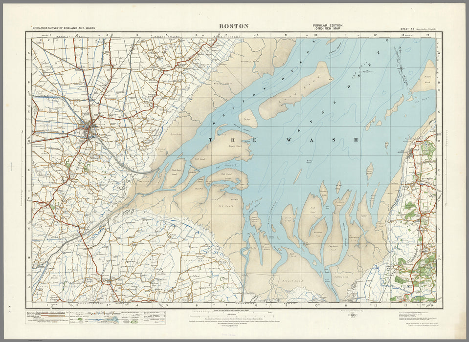 1920 Collection - Boston Ordnance Survey Map