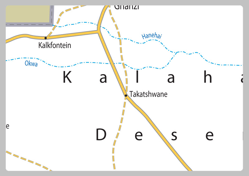 Botswana Road Map