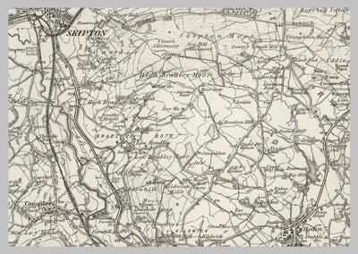 1890 Collection - Bradford (Pateley Bridge) Ordnance Survey Map– I Love ...