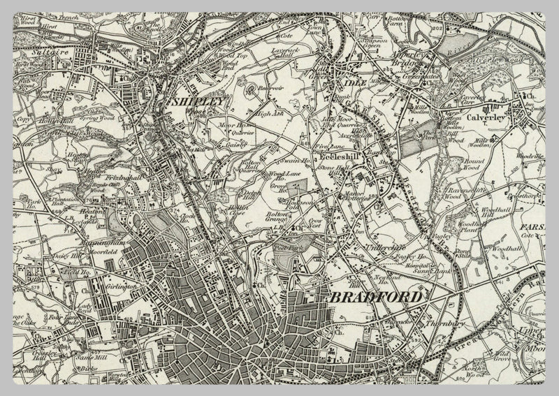 1890 Collection - Bradford (Pateley Bridge) Ordnance Survey Map– I Love ...