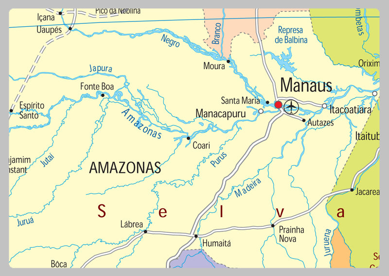 Brazil Political Map