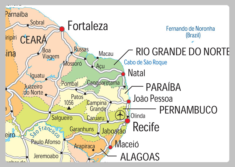 Brazil Political Map