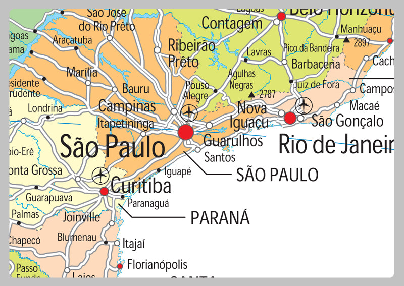 Brazil Political Map