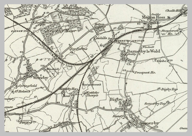 1890 Collection - Brigg (kingston Upon Hull) Ordnance Survey Map– I 