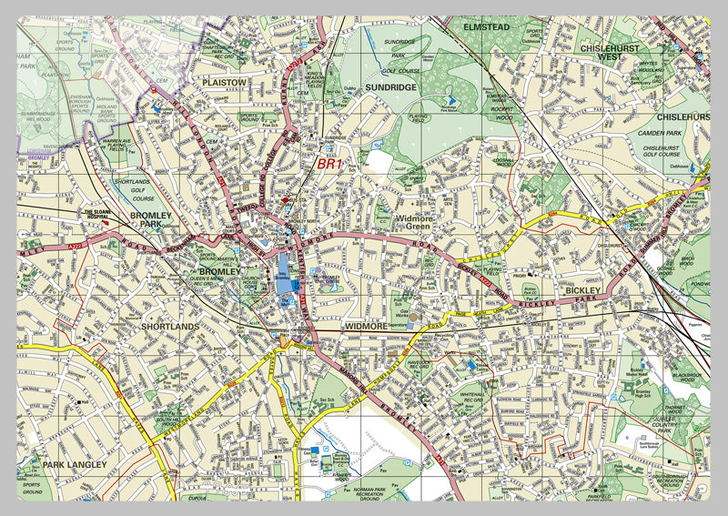 Bromley London Borough Map