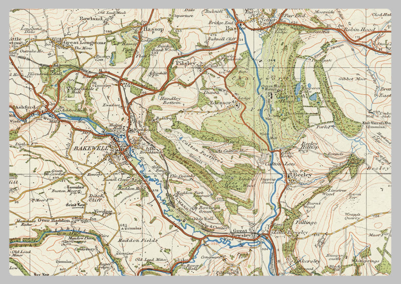 1920 Collection - Buxton & Matlock Ordnance Survey Map