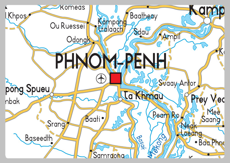 Cambodia Road Map