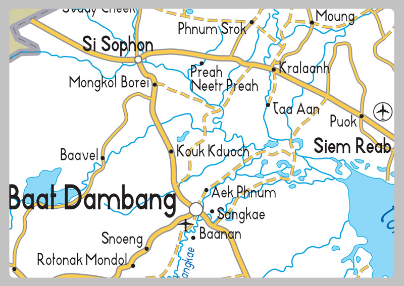 Cambodia Road Map