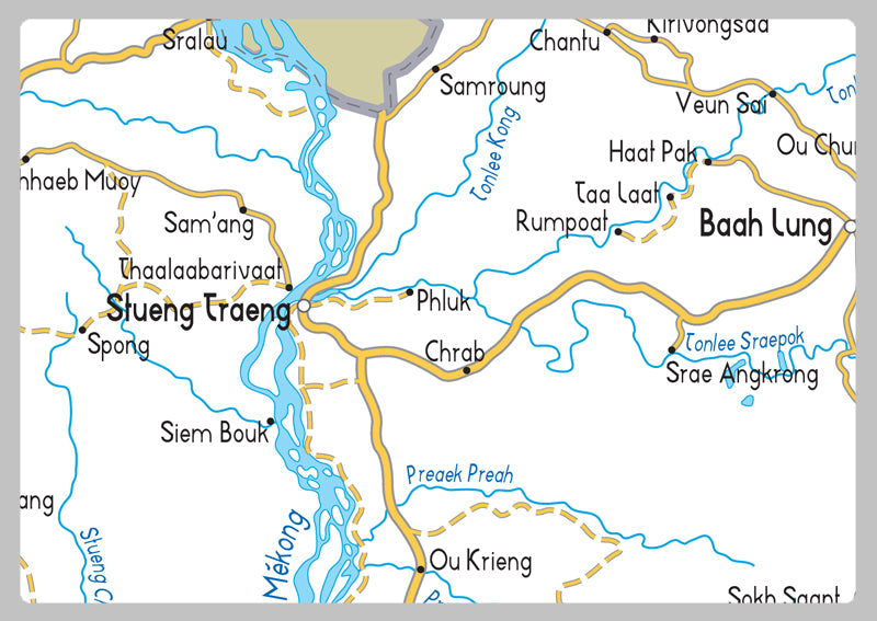 Cambodia Road Map