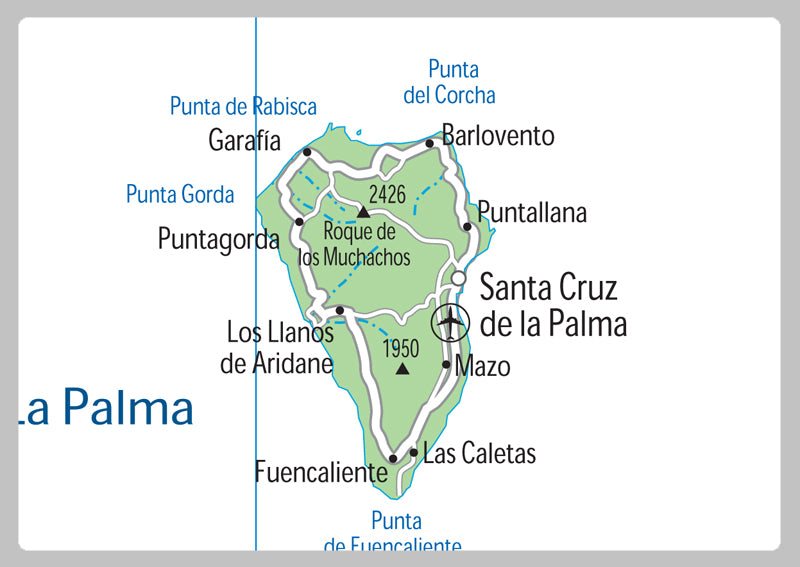 Canary Islands Political Map