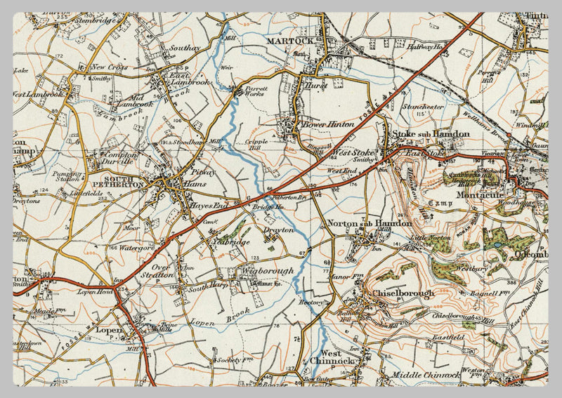 1920 Collection - Chard & Axminster Ordnance Survey Map