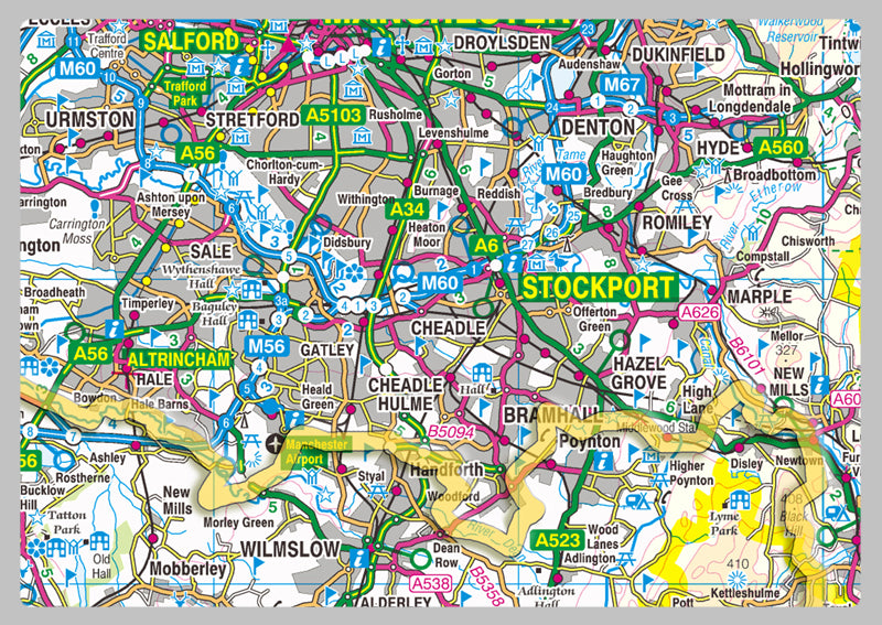 Cheshire County Map– I Love Maps