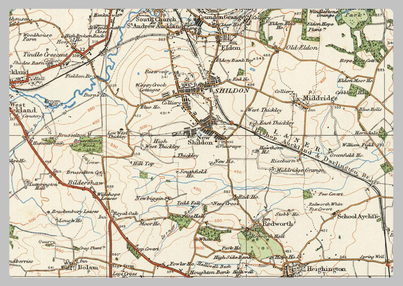 1920 Collection - Darlington Ordnance Survey Map