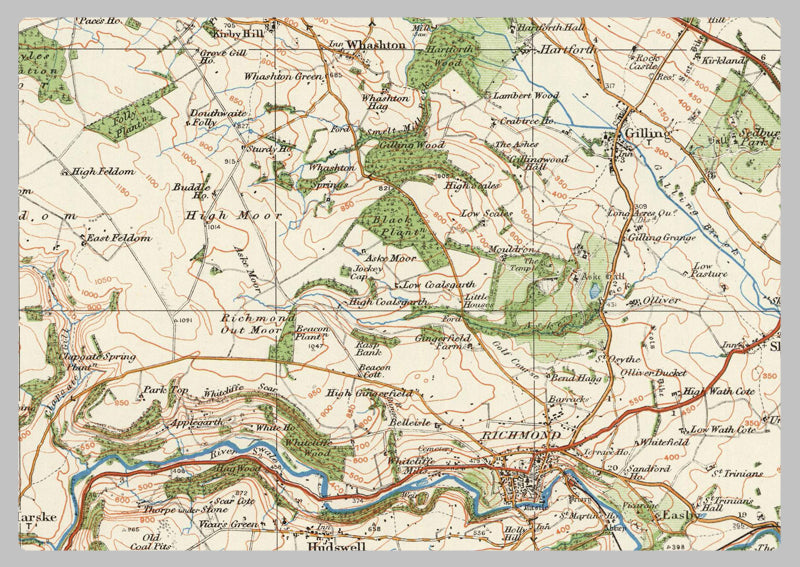 1920 Collection - Darlington Ordnance Survey Map