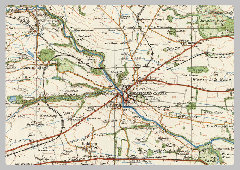 1920 Collection - Darlington Ordnance Survey Map