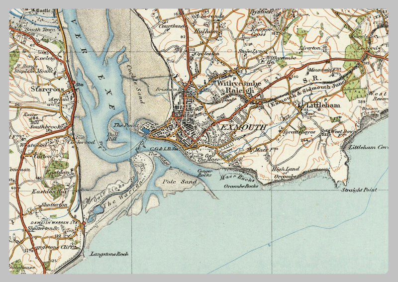 1920 Collection - Dartmoor & Exeter Ordnance Survey Map | I Love Maps