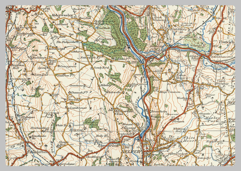 1920 Collection - Derby Ordnance Survey Map