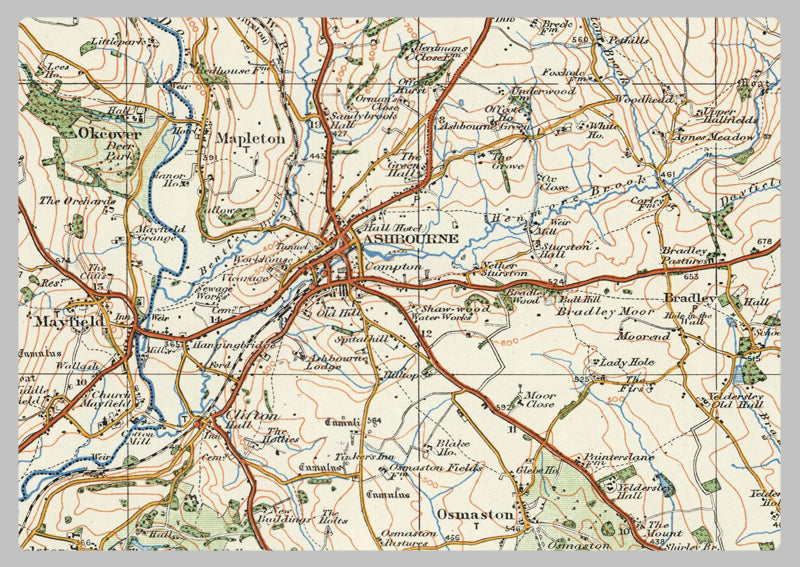 1920 Collection - Derby Ordnance Survey Map