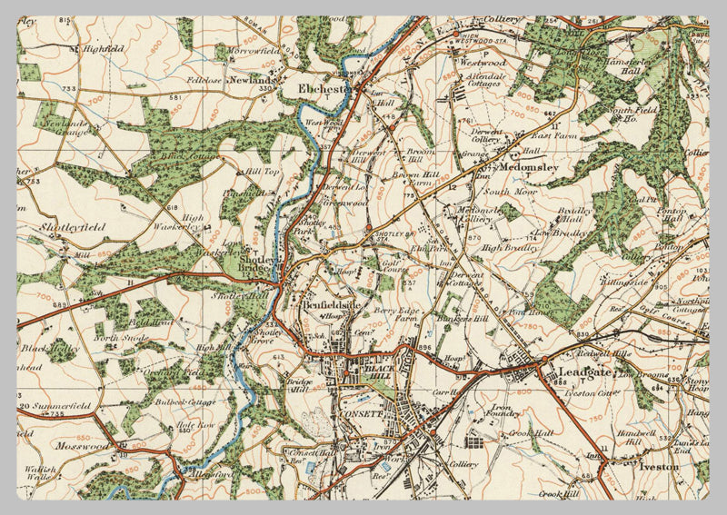 1920 Collection - Durham & Sunderland Ordnance Survey Map– I Love Maps