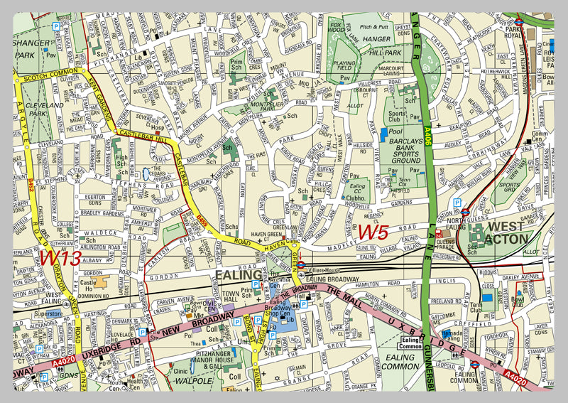 Ealing London Borough Map– I Love Maps