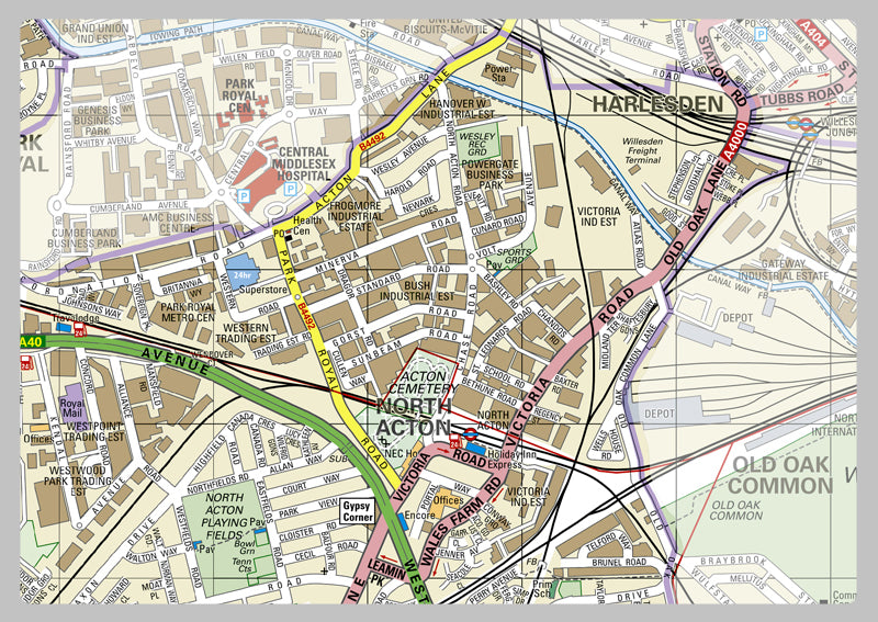 Ealing London Borough Map– I Love Maps