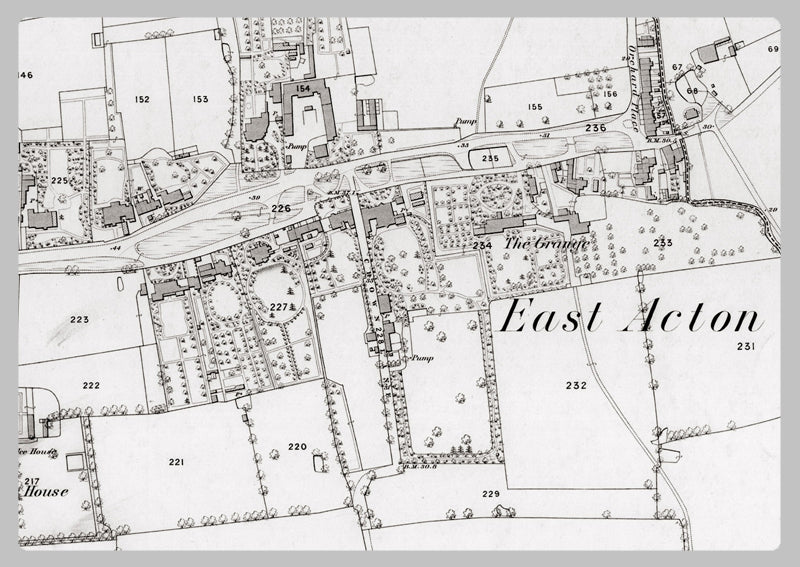 London 1872 Ordnance Survey Map - Sheet XXXI - East Acton