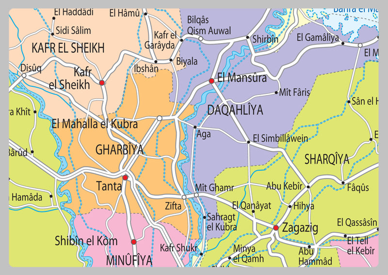 Egypt Political Map