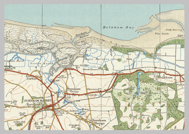 1920 Collection - Fakenham Ordnance Survey Map